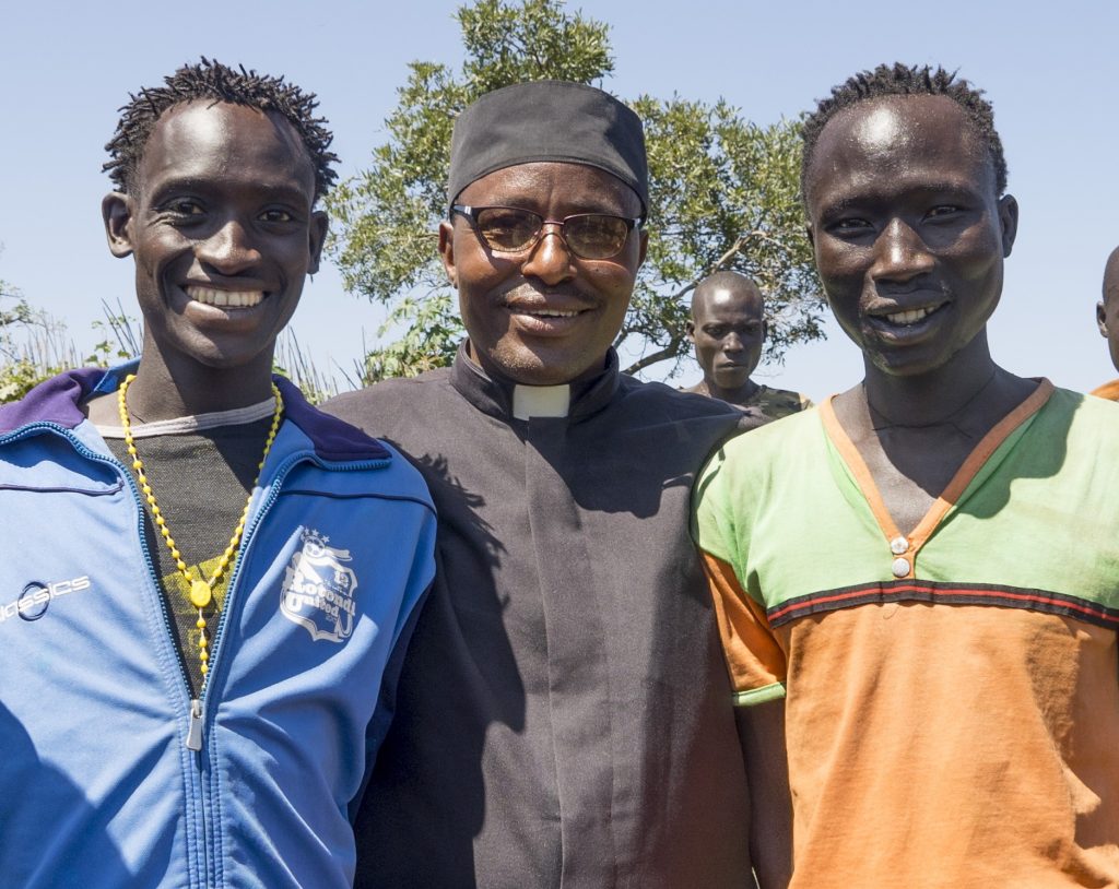 Gumuz evangelists with Fr. T