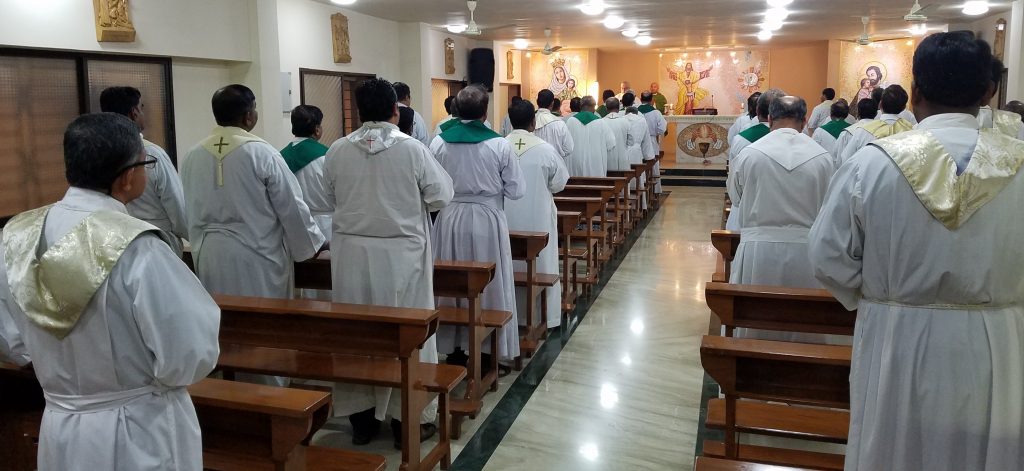 The Pune priests' retreat.