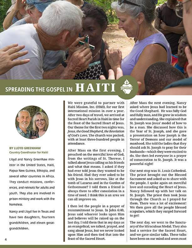 Haiti Field Report 2020