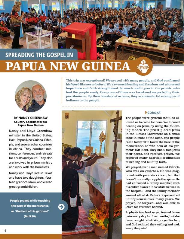 Papua New Guinea Field Report 2016