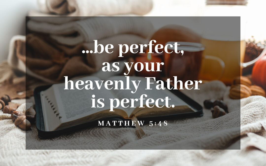 Weekly Inspiration: Perfectionism or Perfection?